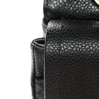 Chanel Caviar Quilted Medium Double Flap Black