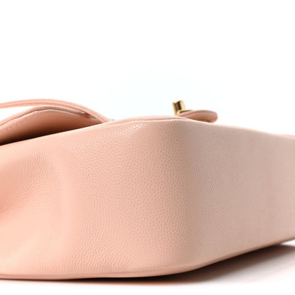Chanel Shiny Caviar Preppy Coco Small Flap Light Pink