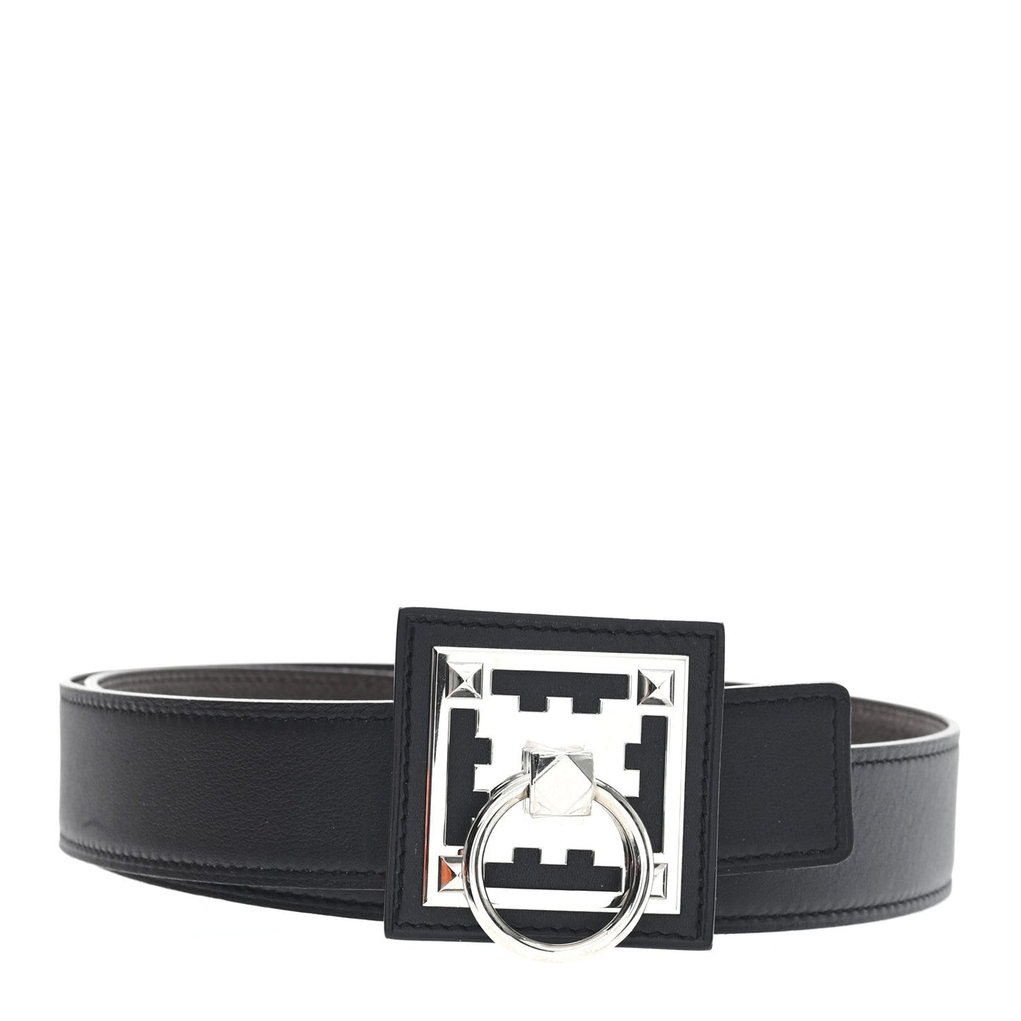 Hermes Epsom Swift 32mm Collier De Chien Belt 75 Black