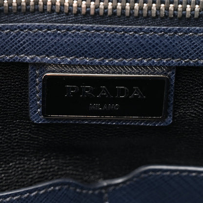 Prada Saffiano Travel Briefcase Baltico