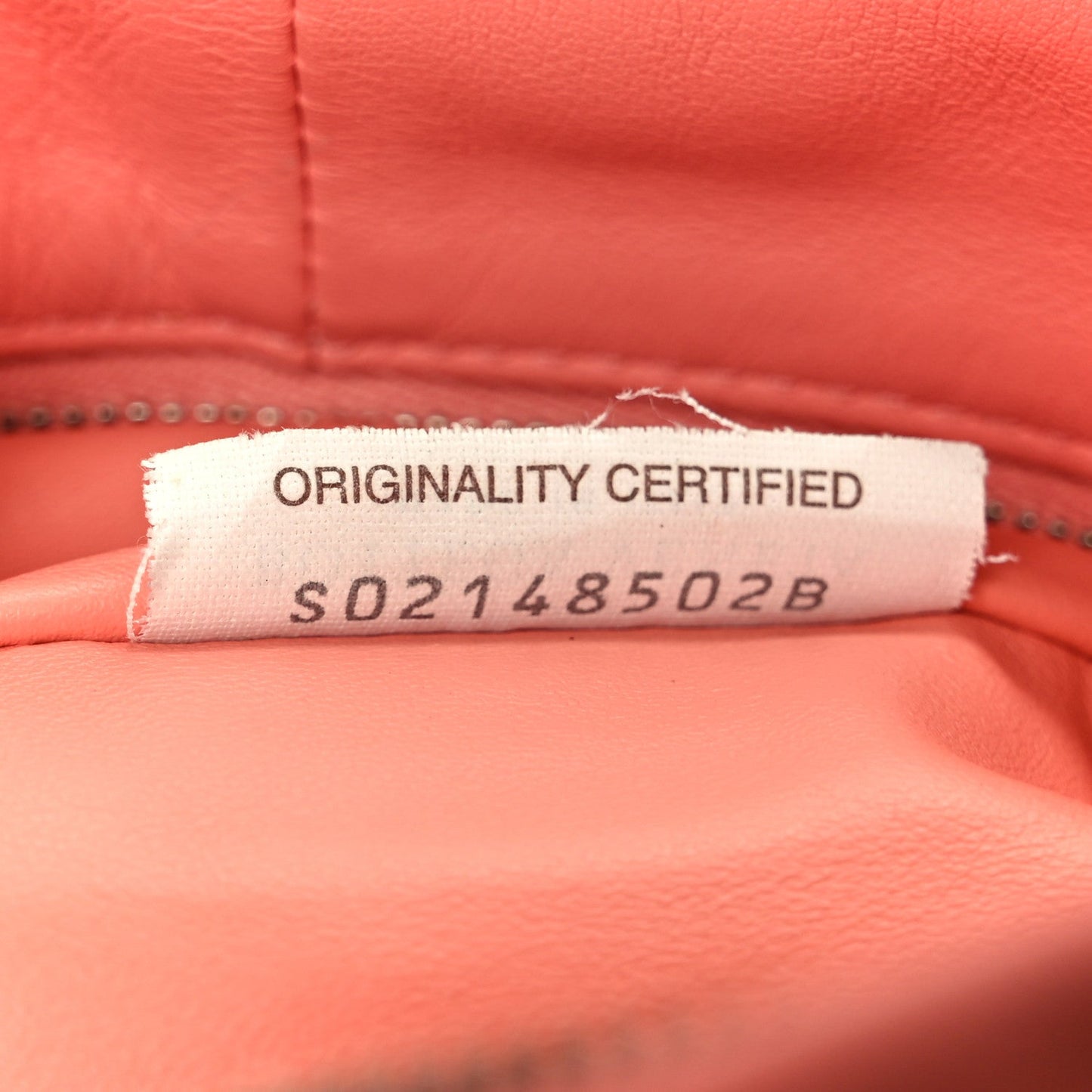 Bottega Veneta Calfskin Mini Double Knot Bag Peach