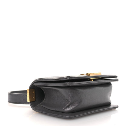 Chanel Caviar Quilted Mini Boy Flap Dark Grey