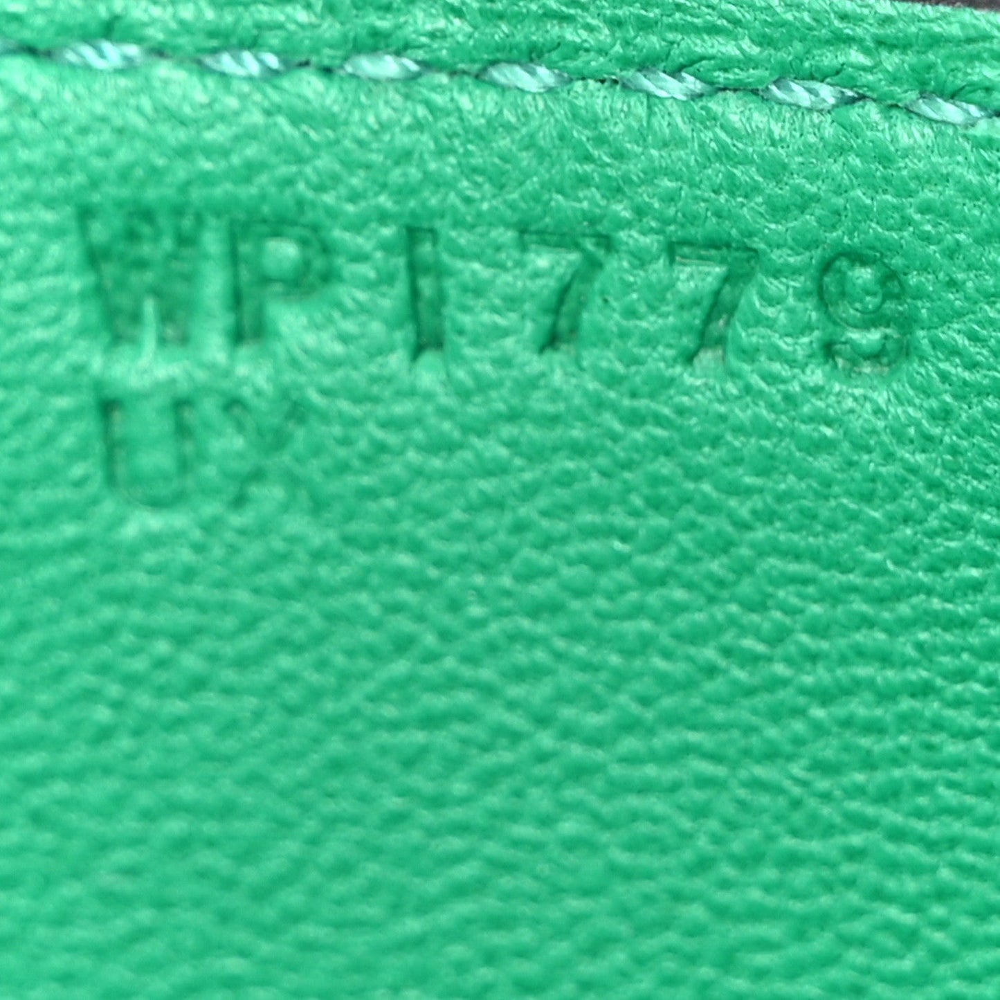 Hermes Chevre Mysore Verso Constance 18 Blue Saphir Menthe