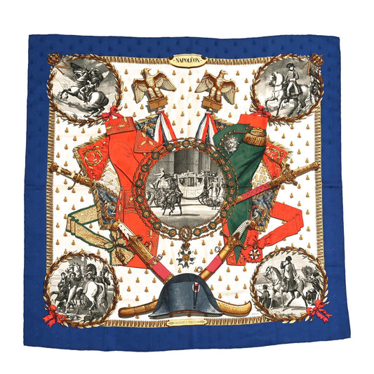 Hermes Silk Napoleon Scarf 90