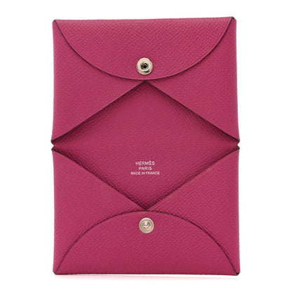 Hermes Epsom Calvi Card Case Tosca