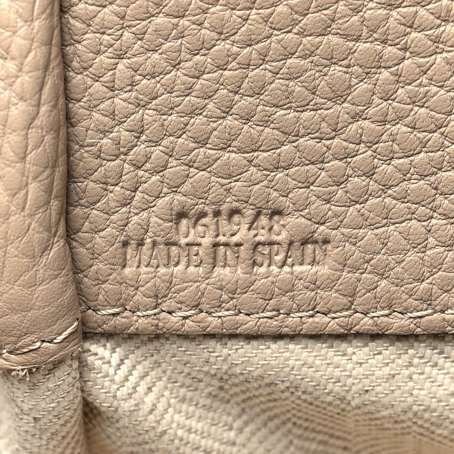 Loewe Calfskin Small Hammock Shoulder Bag Sand Mink