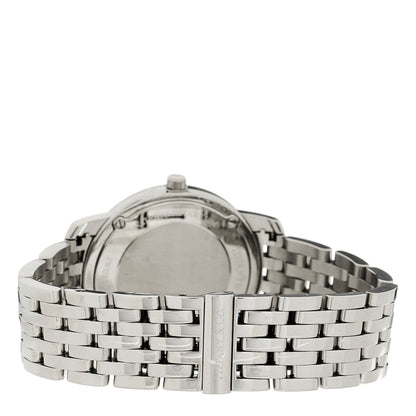Tiffany Stainless Steel Black Mother of Pearl 37mm Mark Quartz Watch