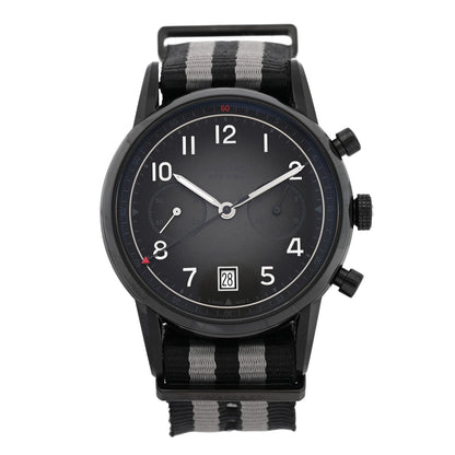 Tiffany DLC Stainless Steel Nylon 40mm CT60 Automatic Watch Black