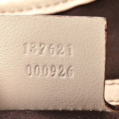 Gucci Calfskin Medium Pelham Shoulder Bag Off White