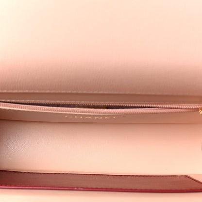 Chanel Shiny Caviar Preppy Coco Small Flap Light Pink