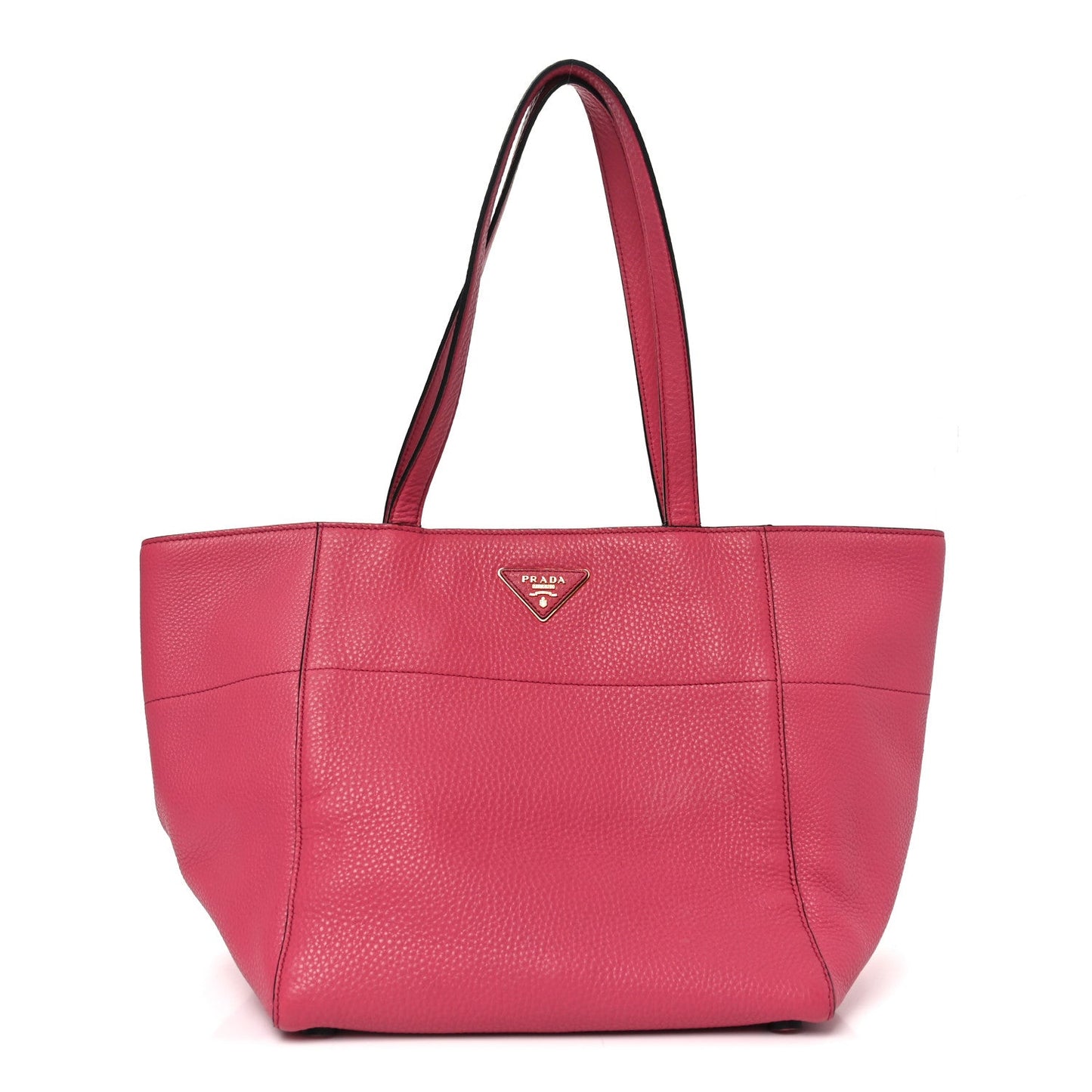 Prada Vitello Daino Shopping Tote Peonia