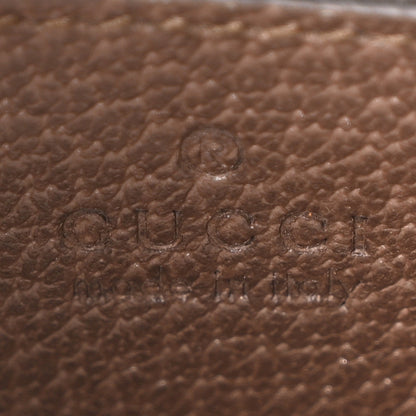 Gucci Monogram Jumbo GG Textured Dollar Calfskin Web Mini Vertical Tote Camel Ebony New Acero