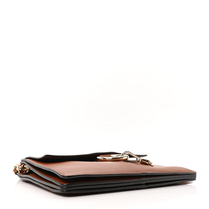 Chloe Suede Calfskin Medium Faye Shoulder Bag Tobacco