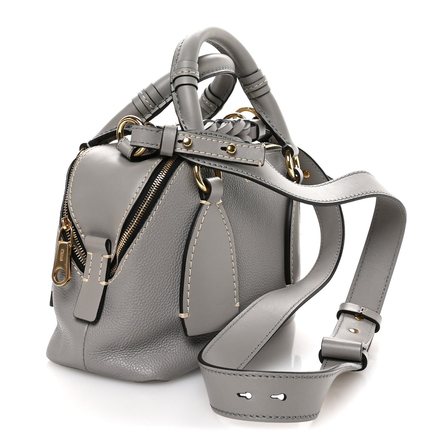 Chloe Calfskin Small Daria Stormy Grey
