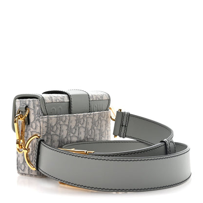 Christian Dior Oblique 30 Montaigne Box Bag Grey