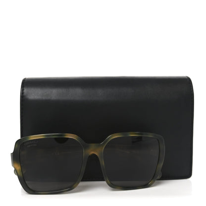Chanel Acetate Square Sunglasses 5408 Green