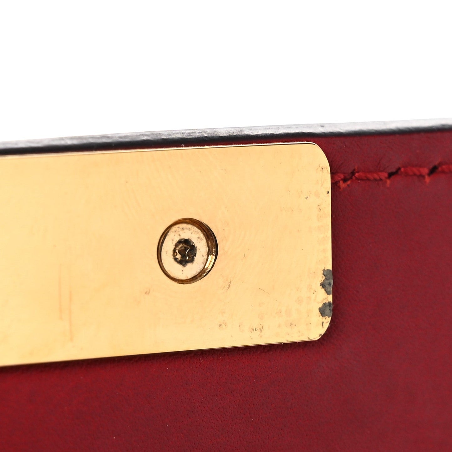 Gucci GG Supreme Monogram Calfskin Small Padlock Shoulder Bag Beige Hibiscus Red New Rosette