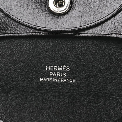 Hermes Box Swift Bastia Coin Purse Black