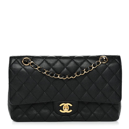 Chanel Caviar Quilted Medium Double Flap Black