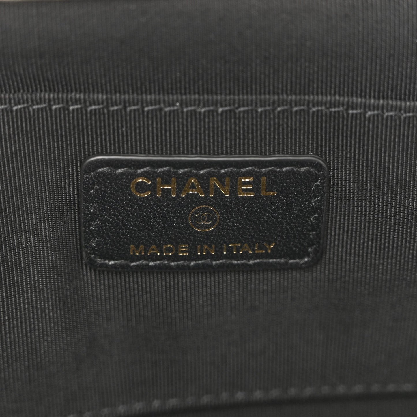 Chanel Tweed Quilted Kiss Lock Clutch Black