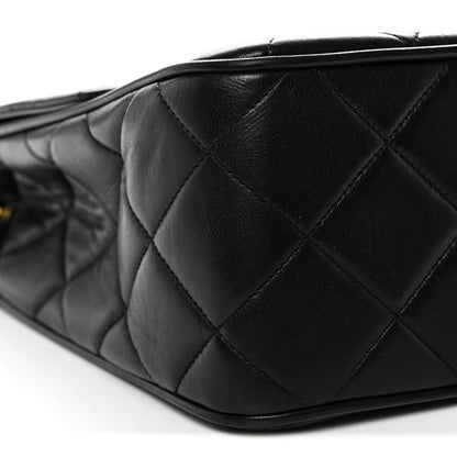 Chanel Lambskin Quilted Medium Single Flap Black