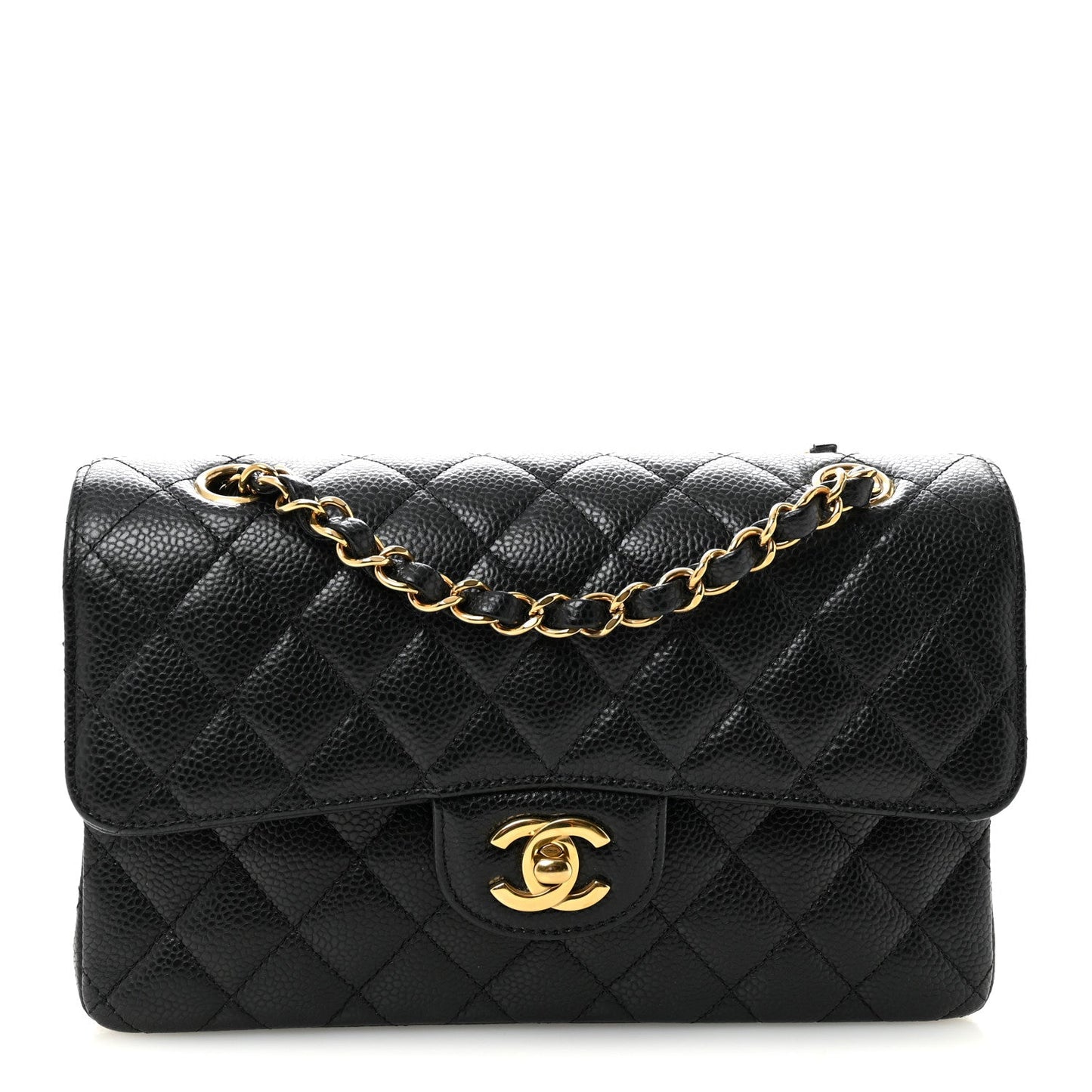 Chanel Caviar Quilted Small Double Flap Black
