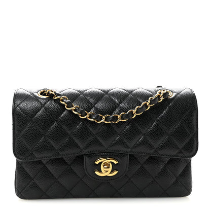 Chanel Caviar Quilted Small Double Flap Black