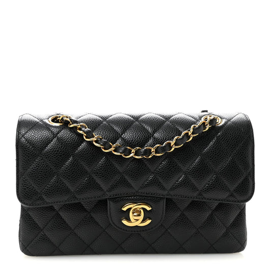 Chanel Caviar Quilted Small Double Flap Black