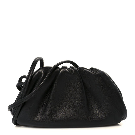Bottega Veneta Butter Calfskin Coin Purse Black