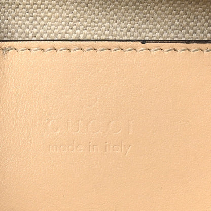 Gucci Calfskin GG Matelasse Mini Bowler Bag Naturale
