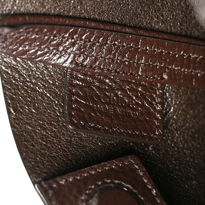 Chloe Grained Calfskin Small Spin Tote Kohl Brown