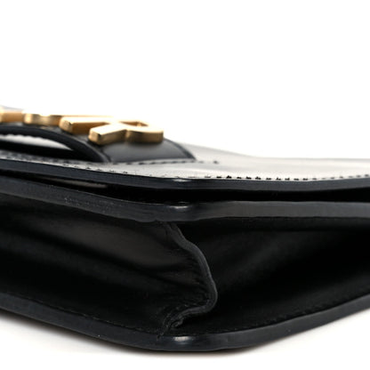 Christian Dior Calfskin J'Adior Chain Flap Bag Black