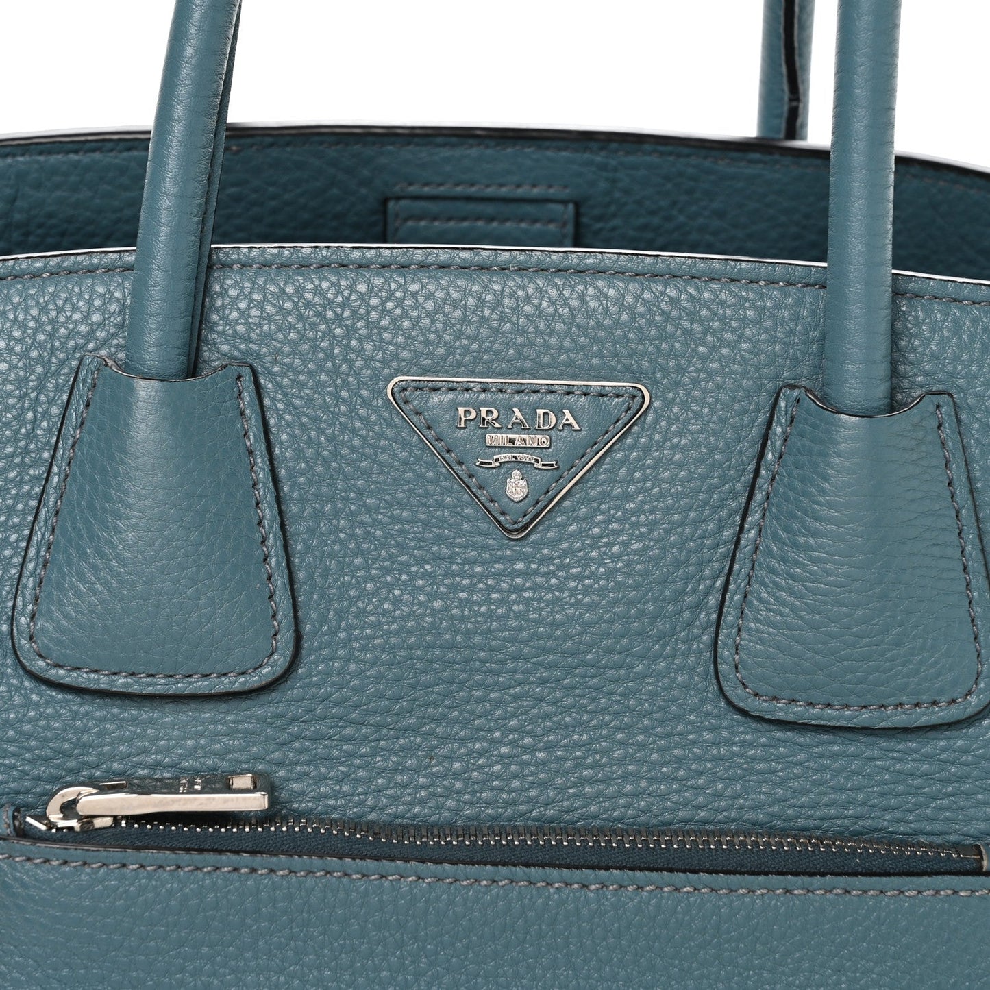 Prada Vitello Phenix Shopping Tote Marine