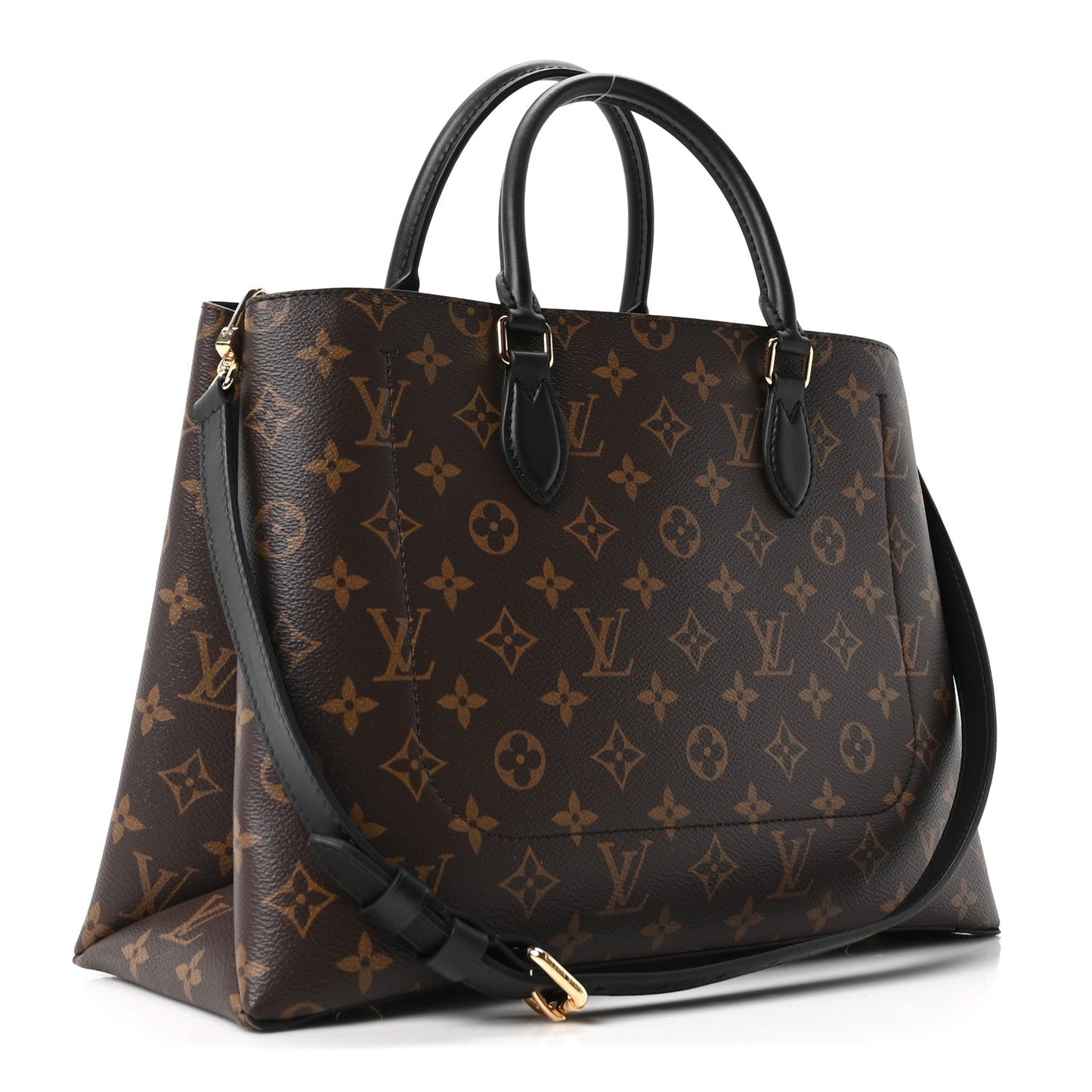 Louis Vuitton Monogram Flower Tote Black
