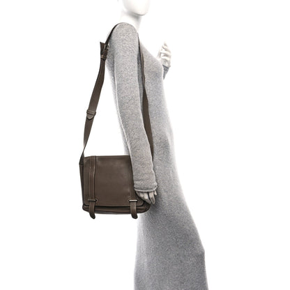 Hermes Taurillon Clemence Steve Messenger 28 Etoupe