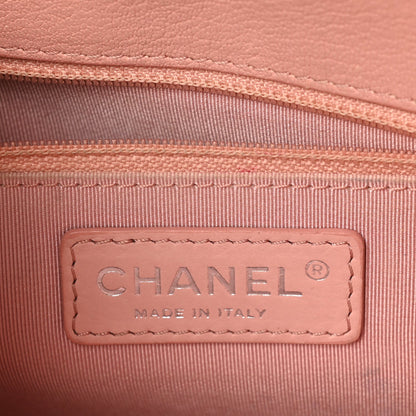 Chanel Goatskin Quilted Small CC Box Flap Pink