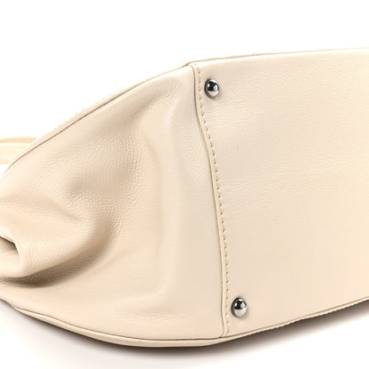 Chanel Caviar Quilted Mademoiselle Flap Bag Light Beige