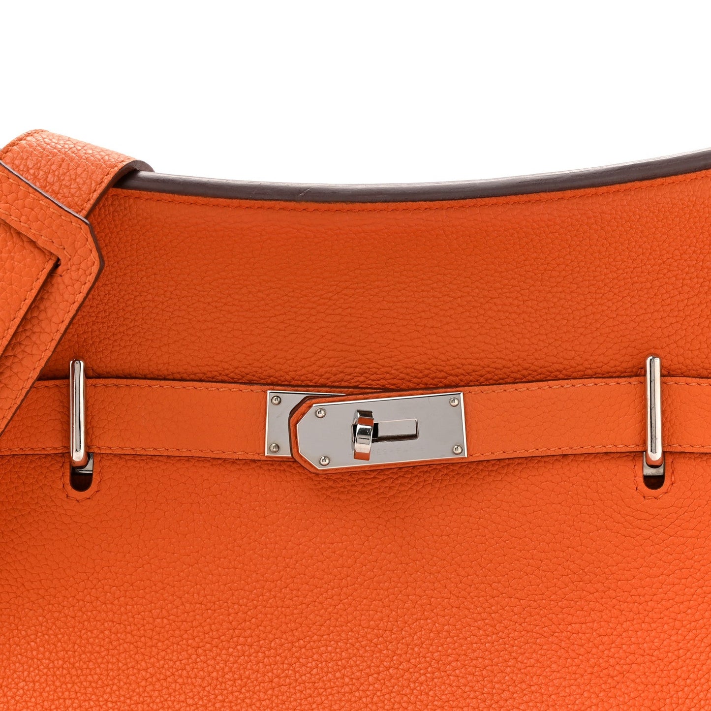 Hermes Taurillon Clemence Jypsiere 31 Orange