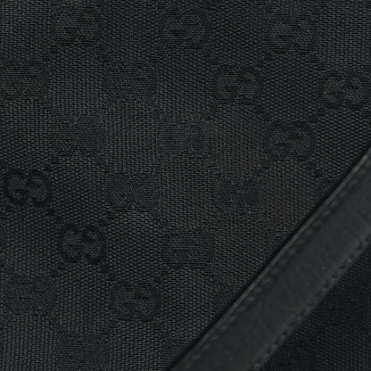 Gucci Monogram Web Jolicoeur Charms Messenger Bag Black