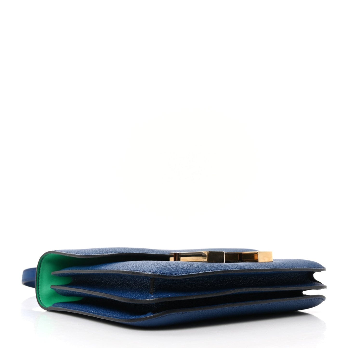 Hermes Chevre Mysore Verso Constance 18 Blue Saphir Menthe