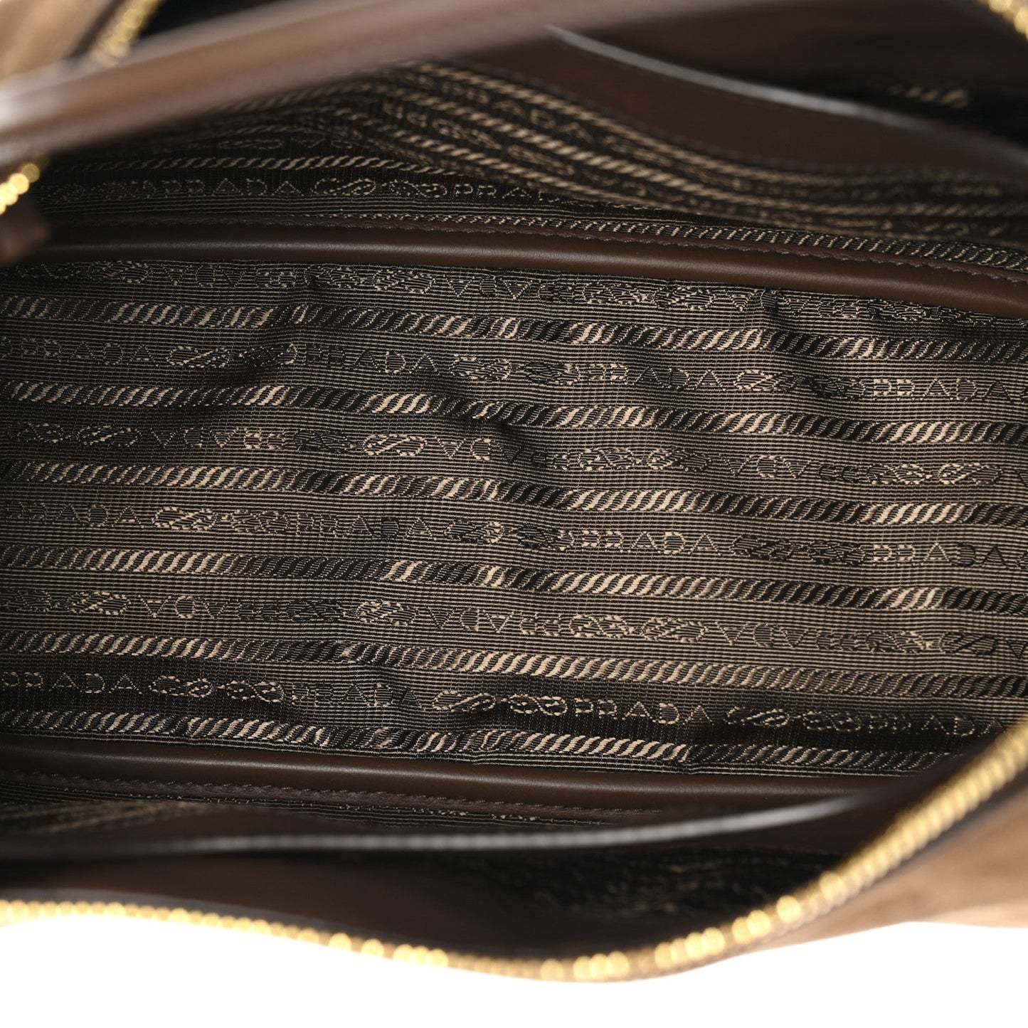 Prada Camoscio Medium Darling Shoulder Bag Cocoa Brown