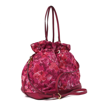 Louis Vuitton Nylon Monogram Ikat Noefull MM Rose Indien