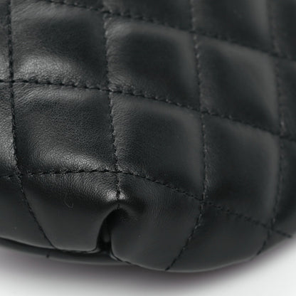 Chanel Calfskin Quilted Waist Belt Bag Black
