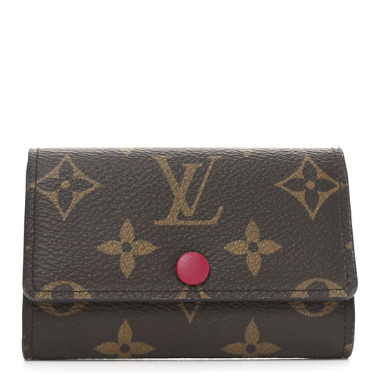 Louis Vuitton Monogram 6 Key Multicles Holder Fuchsia