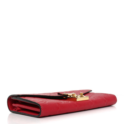 Louis Vuitton Empreinte Metis Wallet Scarlet