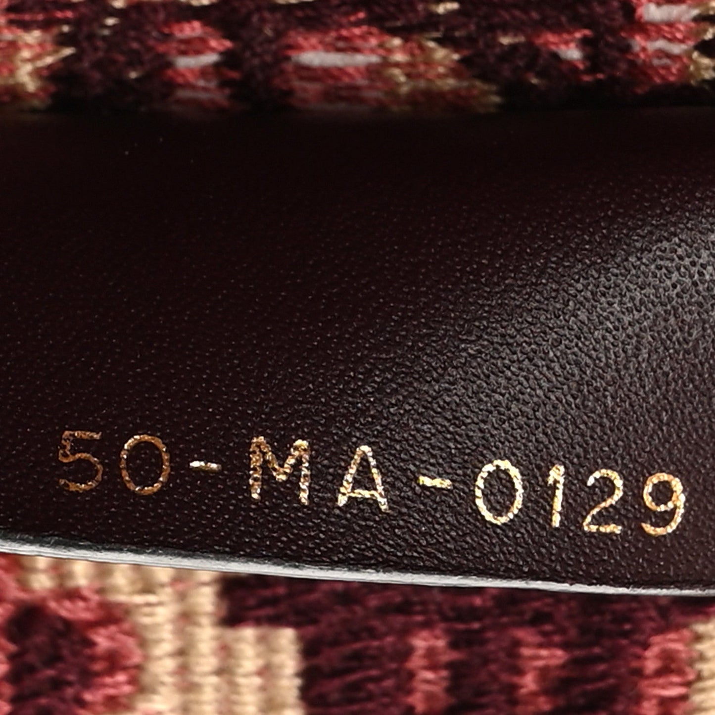 Christian Dior Oblique Large Book Tote Burgundy Multicolor