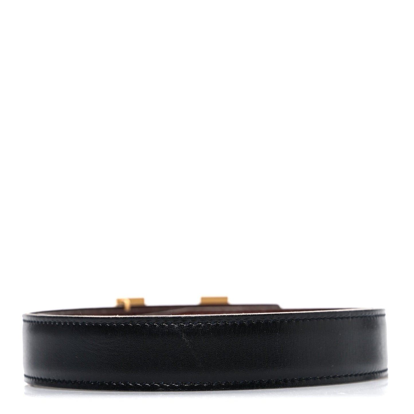 Hermes Box Gulliver 24mm Mini Constance H Belt 70 28 Black Havane