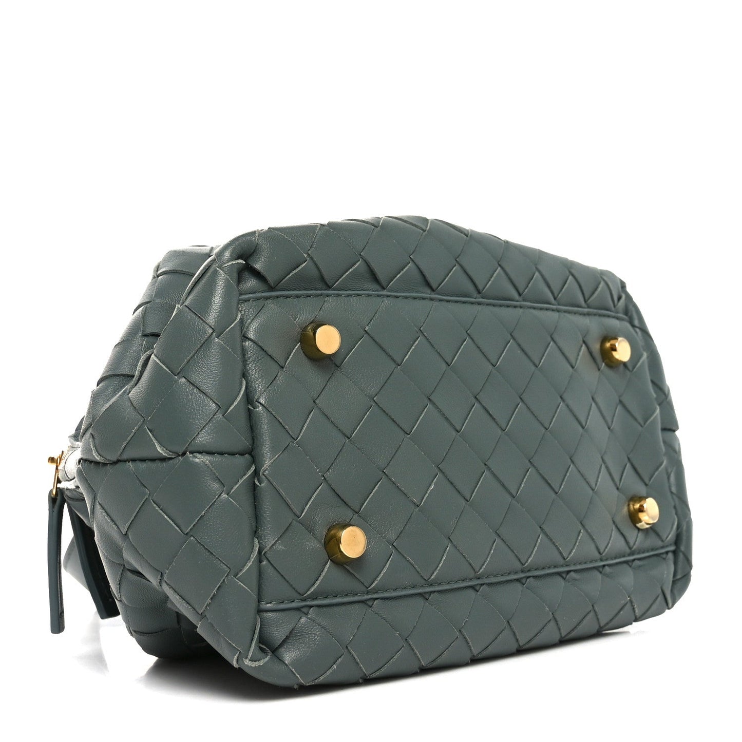 Bottega Veneta Nappa Intrecciato Bauletto Slate