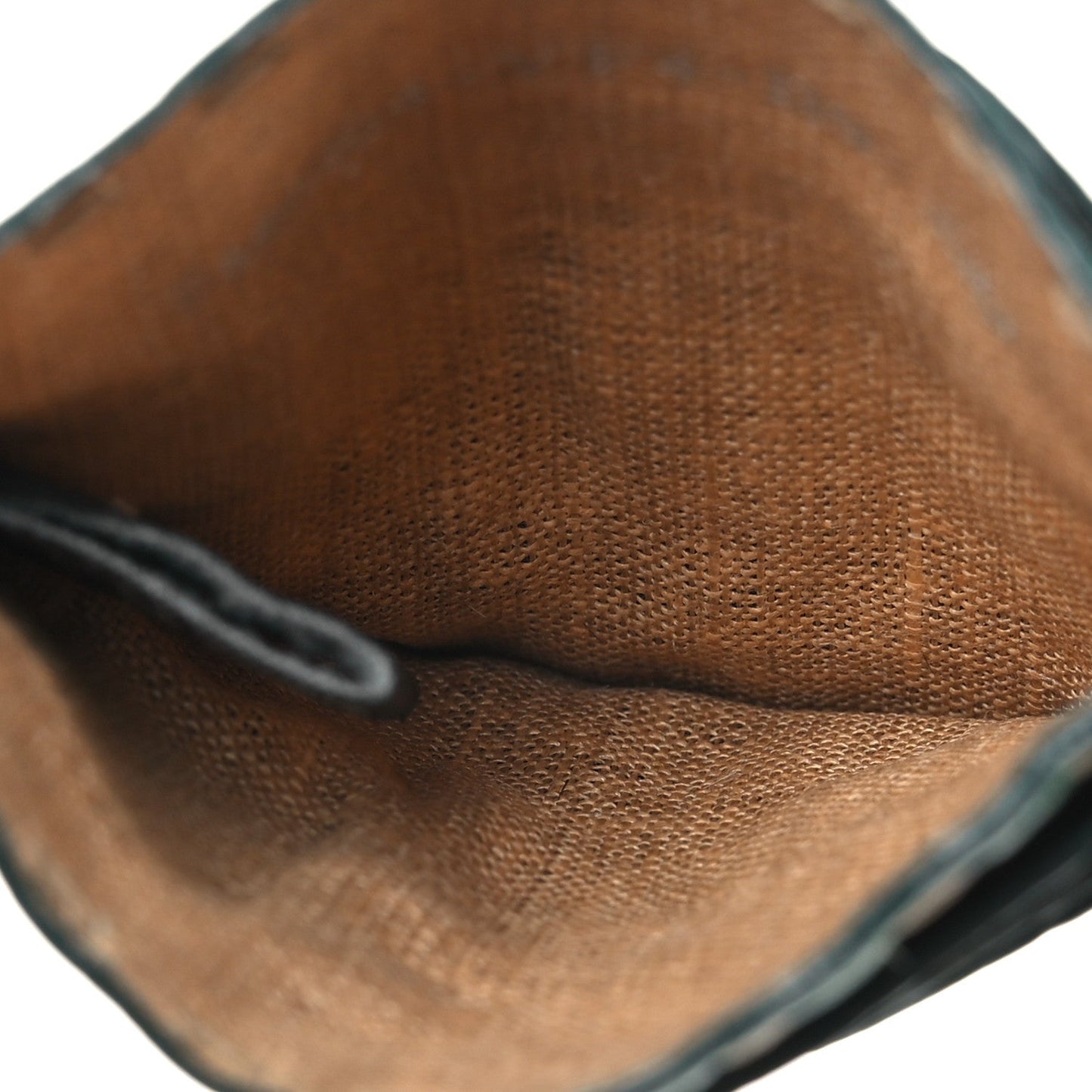 Fendi Cuoio Romano Selleria Card Holder Green