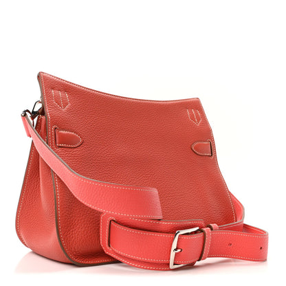 Hermes Taurillon Clemence Jypsiere 31 Sanguine Bougainvillea